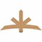 Ekena Millwork Alberta Smooth Timber Gable Bracket, Western Red Cedar, 60"W x 30"H x 3 1/2"D x 5 1/2"F, 12/12 Pitch GBW060X30X0406ALB00SWR - alternate 1